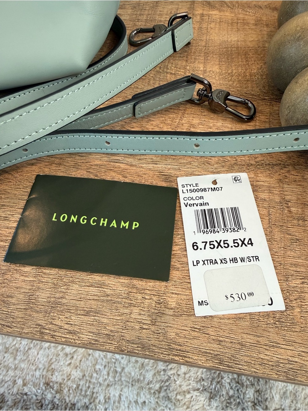 Longchamp Le Pliage Xtra Top Handle XS Leather Crossbody with Strap - Picture 11 of 11